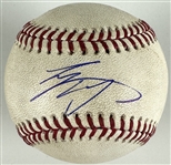 Shohei Ohtani Signed & Game Used OML Baseball from 9-10-2018 Game with Original Ticket - LAA vs. TEX - Ohtani Goes 2-for-4 with RBI (Rookie Season)(PSA & MLB Holo)