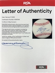 Shohei Ohtani Signed & Game Used OML Baseball from 9-10-2018 Game with Original Ticket - LAA vs. TEX - Ohtani Goes 2-for-4 with RBI (Rookie Season)(PSA & MLB Holo)