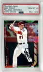 Mike Trout Signed 2014 Topps Finest #100 Trading Card with GEM MINT 10 Autograph (PSA/DNA Encapsulated)