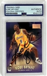 Kobe Bryant Signed 1997 Skybox Premium Basketball Card (PSA/DNA Encapsulated)