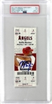 Mike Trout Signed 2011 Rookie Season Ticket - 9-7-2011 vs. Mariners with GEM MINT 10 Autograph (PSA/DNA Encapsulated)