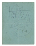 The Who: Pete Townshend And Keith Moon 1965 Autographed Concert Ticket (Beckett/BAS & Tracks UK LOA)