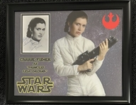 Carrie Fisher Signed & Framed Photo w/ Inscription (Third Party Guaranteed)