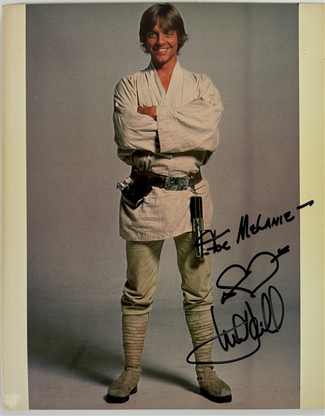 Star Wars: Mark Hamill Signed 8" x 10" Postcard Photograph from "A New Hope" (Beckett/BAS LOA)