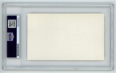 Chris Farley Desirable Early Signed 3 x 5 Index Card (PSA/DNA Encapsulated)