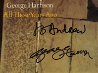 George Harrison 1989 Autographed  All Those Years Ago  Vinyl Single (UK) (Tracks LTD)