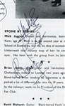 The Rolling Stones Autographed 1964 All Stars ’64 Tour Programme (UK) (Tracks LTD)