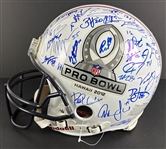 2012 NFL Pro Bowl Team Signed Helmet – 66 Autographs – Beckett 