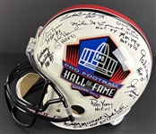 NFL Hall of Famers Signed Football Helmet – 26 Autographs (Beckett/BAS)