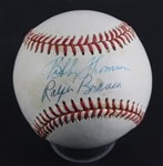 Lot of 2 Signed MLB Baseballs - SIgned by Bobby Thompson & Ralph Branca and  Monte Irvin (Beckett/BAS)