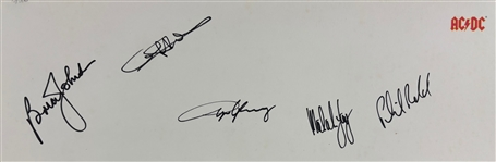 AC/DC Group Signed For Those About to Rock Limited Edition Lithograph #73/500 (Beckett/BAS) (AC/DC Collection)