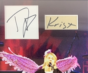 Nirvana: David Grohl & Krist Novoselic Signatures in Custom Framed Display