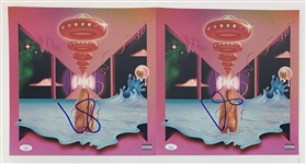 Kesha Lot of Two (2) Signed 12 x 12 Prints for Rainbow (JSA COA)