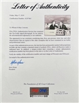 Vin Scully Signed Black & White Photograph in Custom Display (PSA/DNA LOA)