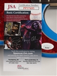 Nirvana: Krist Novoselic Signed Nevermind Custom Graphic Electric Bass Guitar (JSA COA) (See Description)