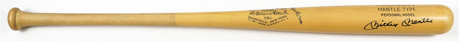 Mickey Mantle Signed Adirondack Personal Model Bat (PSA/DNA LOA)