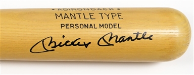 Mickey Mantle Signed Adirondack Personal Model Bat (PSA/DNA LOA)