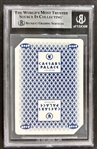 Richard Petty Signed Caesars Palace Playing Card (Beckett/BAS Encapsulated)