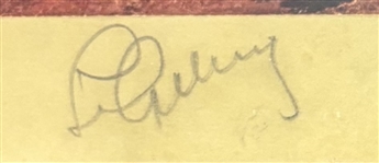 Lou Gehrig Vintage Signed 4.5 x 5.5  Page (Beckett/BAS Encapsulated)