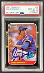 Greg Maddux Signed 1987 Donruss #36 Rookie Card w/ Gem Mint 10 Grades! (PSA/DNA)