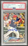 Juan Soto Signed 2018 Topps Update Rookie Card w/ Gem Mint 10 Grades! (PSA/DNA Encapsulated)