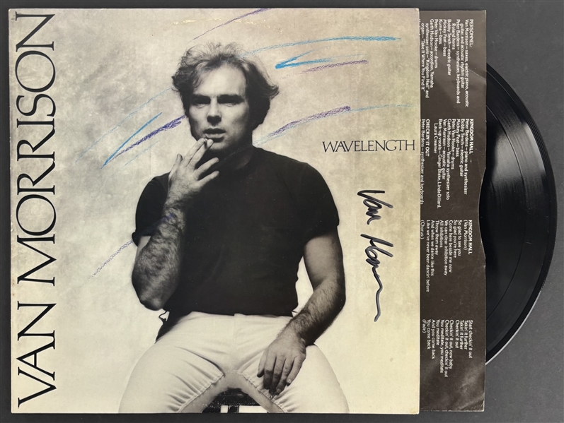  Van Morrison Signed "Wavelength" Album (JSA)