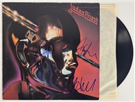 Judas Priest Group Signed Stained Class Album (Beckett/BAS)