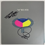 YES 90125 Album Signed by Alan White and Jon Anderson (JSA)