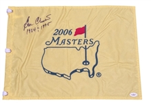 Ben Crenshaw Signed & Inscribed Masters Pin Flag (JSA)
