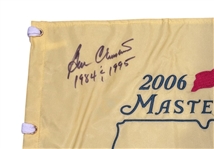 Ben Crenshaw Signed & Inscribed Masters Pin Flag (JSA)