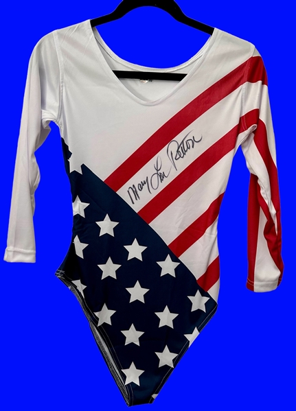 Mary Lou Retton Signed Replica 1984 USA Olympic Games Singlet (Beckett/BAS)