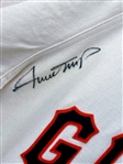 Willie Mays Signed Mitchell & Ness Giants Jersey (JSA)