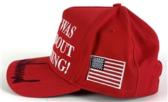 Donald Trump Signed Trump Was Right About Everything Hat (Beckett/BAS)