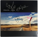 Pearl Jam Group Signed Self-Titled Album Cover (4 sigs)(Beckett/BAS LOA)(ACOA LOA)