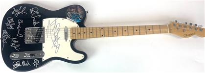 Meatloaf & Musicians Signed Guitar (8/Signatures) (Beckett/BAS)