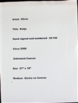 Olivia de Berardinis SIgned Ltd. Ed. 32/100 Giclee on Canvas (Third Party Guaranteed)
