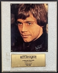 Star Wars: Mark Hamill Signed Limited Edition Return of the Jedi Plaque (Beckett/BAS LOA)