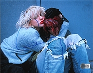 Courtney Love Signed 8 x 10 Photo Alongside Kurt Cobain (Beckett/BAS)