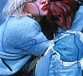 Courtney Love Signed 8 x 10 Photo Alongside Kurt Cobain (Beckett/BAS)
