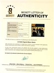 U2 Group Signed New Year's Day Album (4/Sigs) (Beckett/BAS) (John Brennan Collection) 