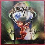 Van Halen Group Signed 5150 Album Cover (4 Sigs)(Epperson/REAL LOA)
