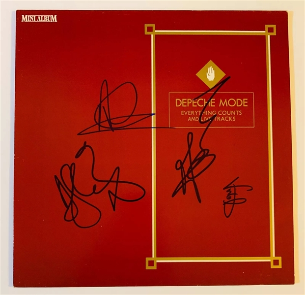 Depeche Mode Group Signed "Everything Counts" Album (4/Sigs) (JSA Authentication) (John Brennan Collection) 