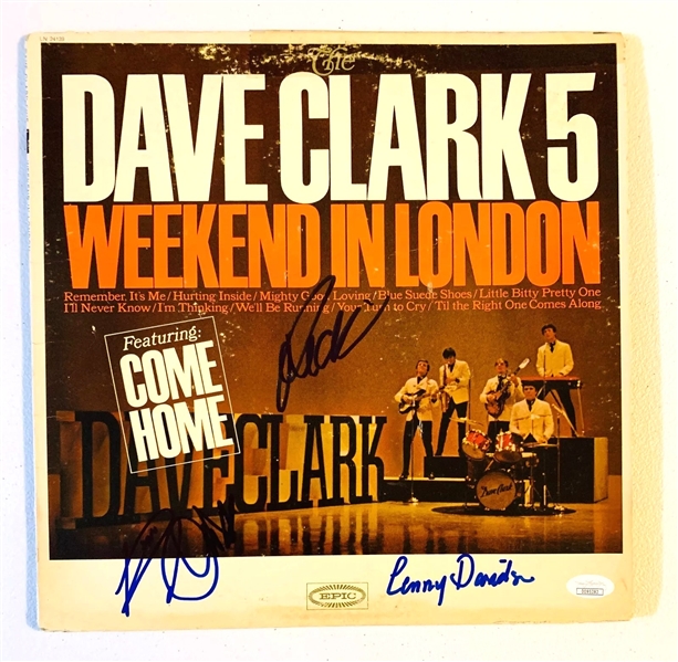 The Dave Clark Five Group Signed "Weekend in London" Album (JSA Authentication) (John Brennan Collection) 
