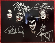 KISS: Group Signed 8 x 10 Photo (Epperson/REAL LOA)