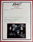 KISS: Group Signed 8 x 10 Photo (Epperson/REAL LOA)