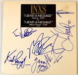 INXS Group Signed "I Send a Message" Album – Signed by All Six Members! (Beckett/BAS)  (John Brennan Collection) 