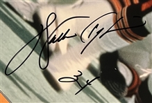 Walter Payton Signed 16 x 20 Chicago Bears Photo in Matted Display (Payton COA)