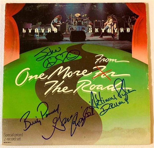 Lynyrd Skynyrd: Group Signed "One More From the Road" Album (Beckett/BAS) (John Brennan Collection) 