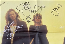 Pearl Jam Rare Fully Group Signed Alive Album Poster (Third Party Guaranteed)