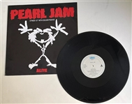 Pearl Jam Rare Fully Group Signed Alive Album Poster (Third Party Guaranteed)